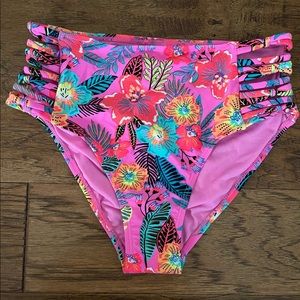 NWT xhilaration • cheeky high waist bikini bottoms